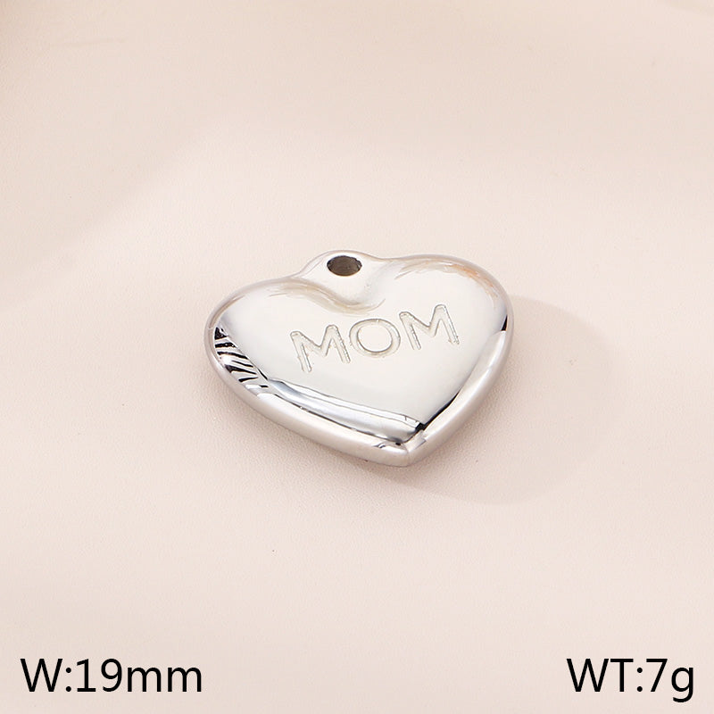 Letter Pendant In 304 Stainless Steel With 0.03µm Electroplated 18K Real Gold PVD Coating, 1 Piece Jewelry Accessory
