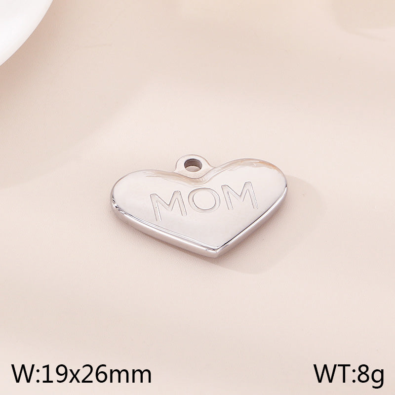 Letter Pendant In 304 Stainless Steel With 0.03µm Electroplated 18K Real Gold PVD Coating, 1 Piece Jewelry Accessory