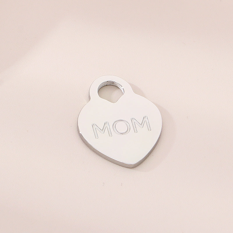 Letter Pendant In 304 Stainless Steel With 0.03µm Electroplated 18K Real Gold PVD Coating, 1 Piece Jewelry Accessory