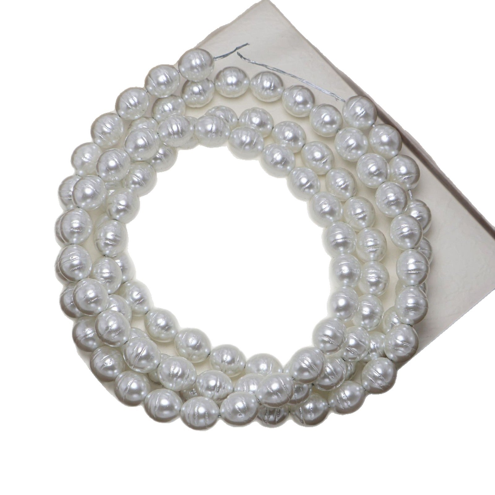 Baroque Style Glass Pearl Beads For Jewelry Making, Perfect For Stringing And Craft Projects