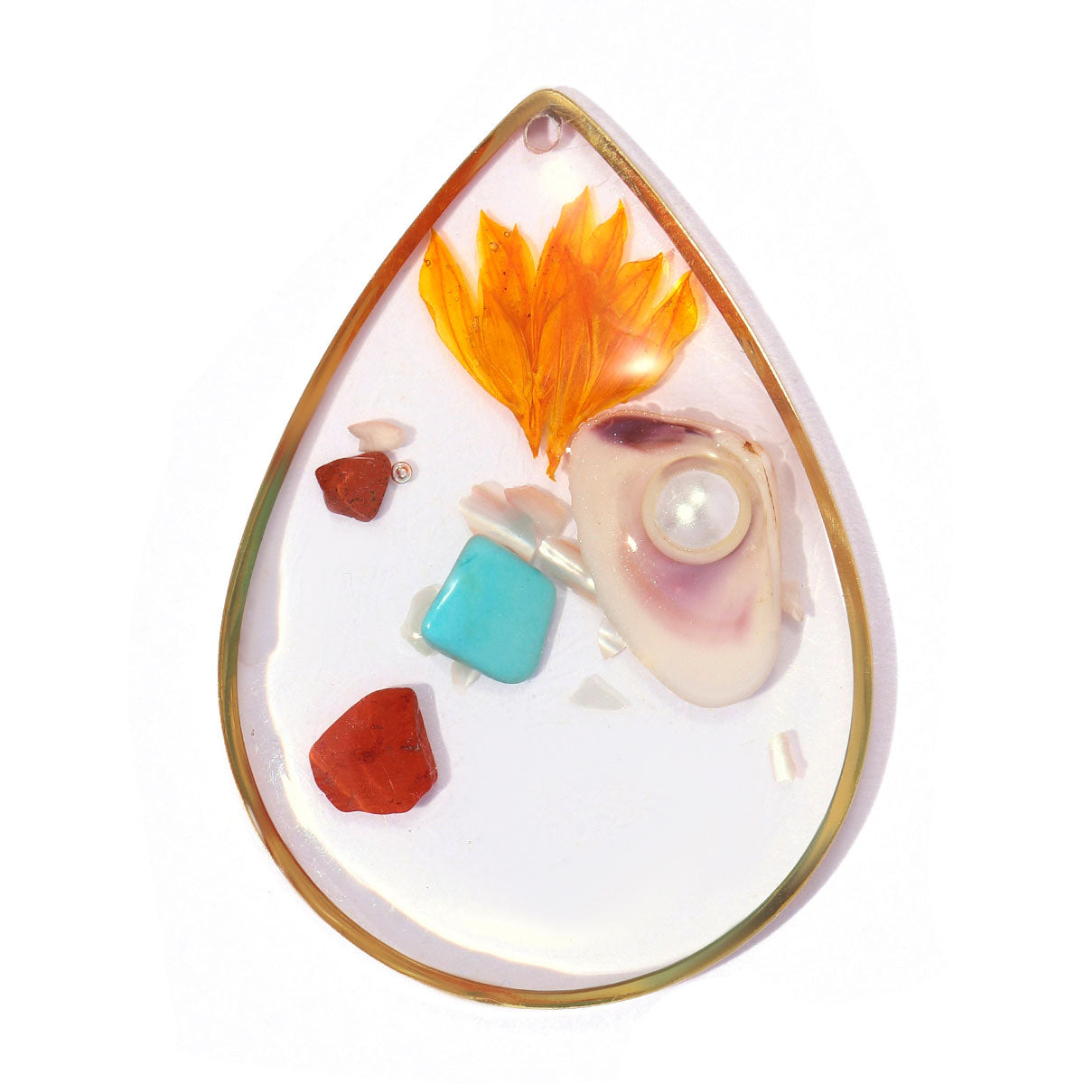 Heart Shape Pendant Set Of 3 PCS Featuring 18K Real Gold Plated 304 Stainless Steel With 0.03µm-0.05µm PVD Coated Electroplated Finish