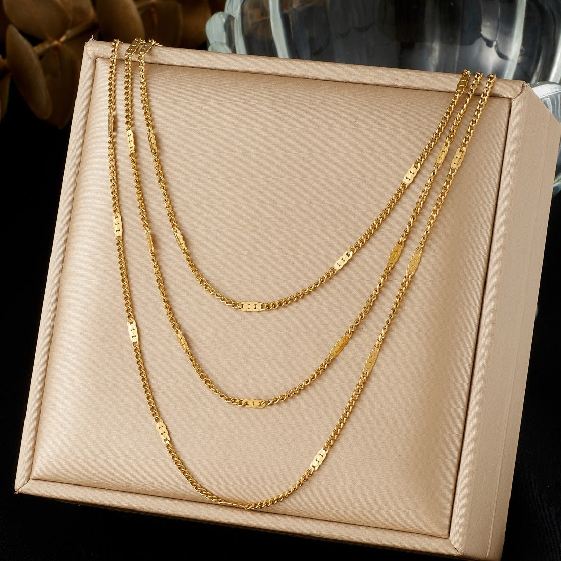 Heart Shape Pendant Necklace For Women, Waterproof Non Tarnish 304 Stainless Steel With 18K Real Gold Plated PVD Coated Finish
