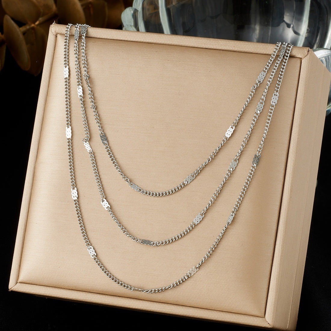 Heart Shape Pendant Necklace For Women, Waterproof Non Tarnish 304 Stainless Steel With 18K Real Gold Plated PVD Coated Finish