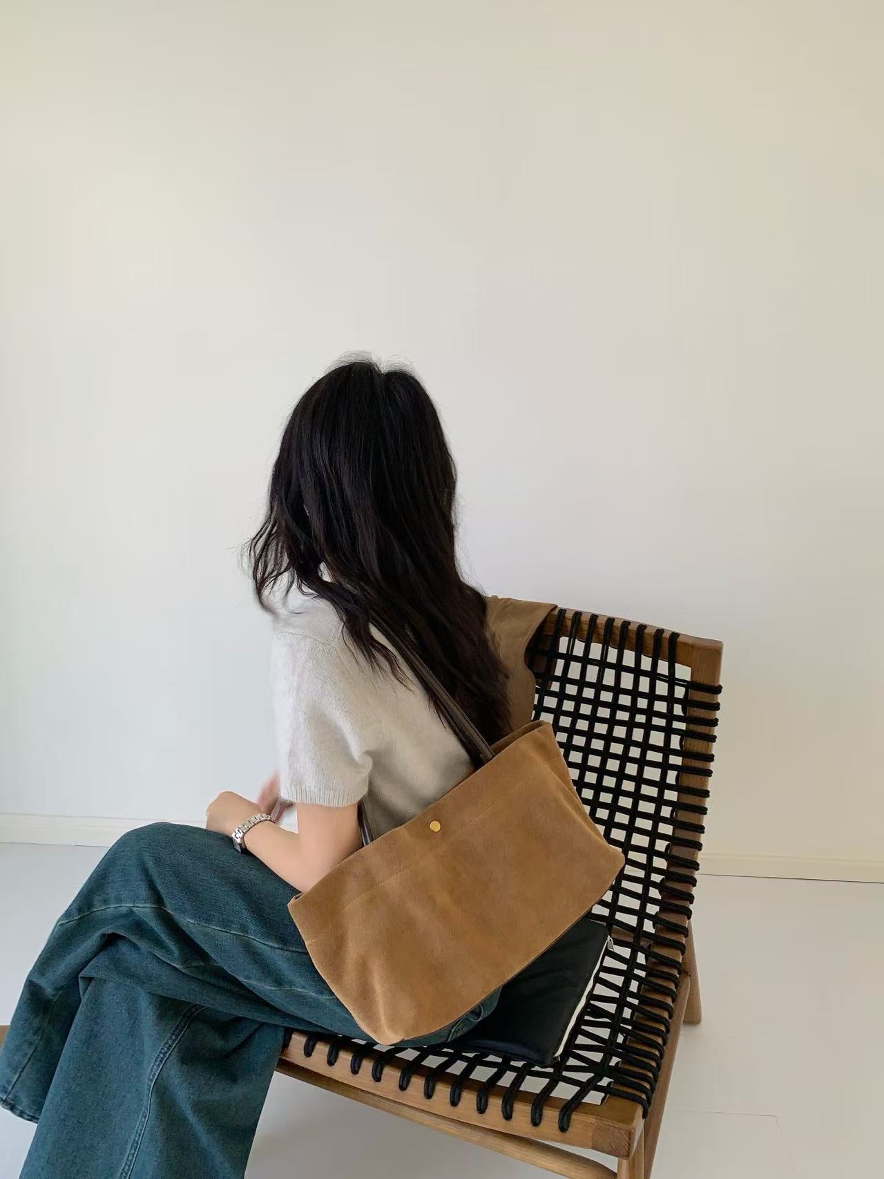 Genuine Leather Tote Bag For Women With Single Shoulder Strap, Large Capacity, Perfect For Autumn