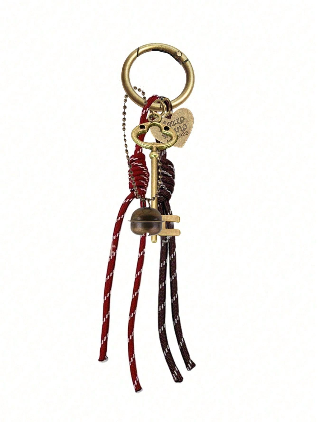 Modern Style Heart Shape Bag Charm In Alloy, Stylish Bag Pendant Accessory
