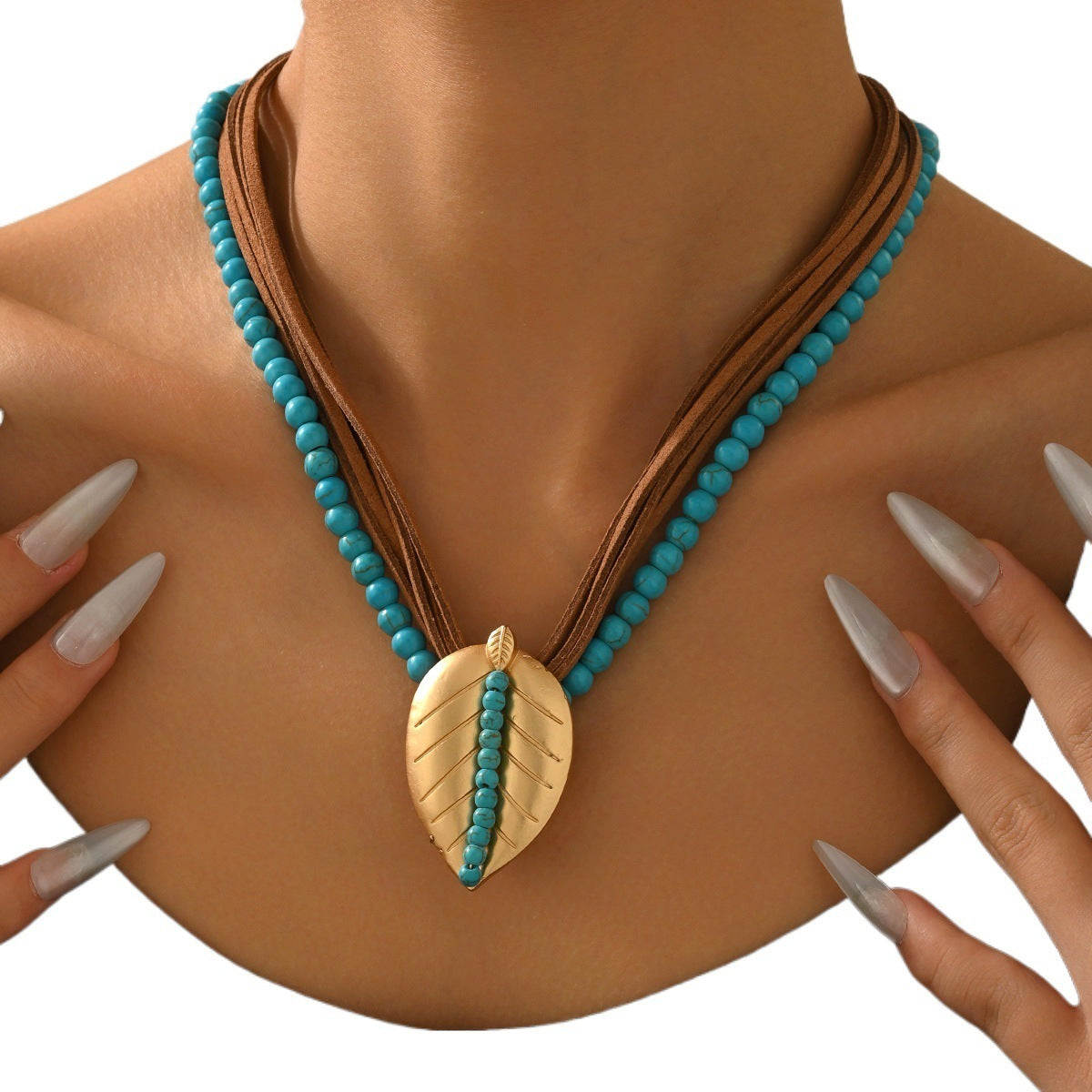 Bohemian Multicolor Shell Necklace For Women With Beaded Chain And Seed Bead Inlay, Crafted With Synthetics