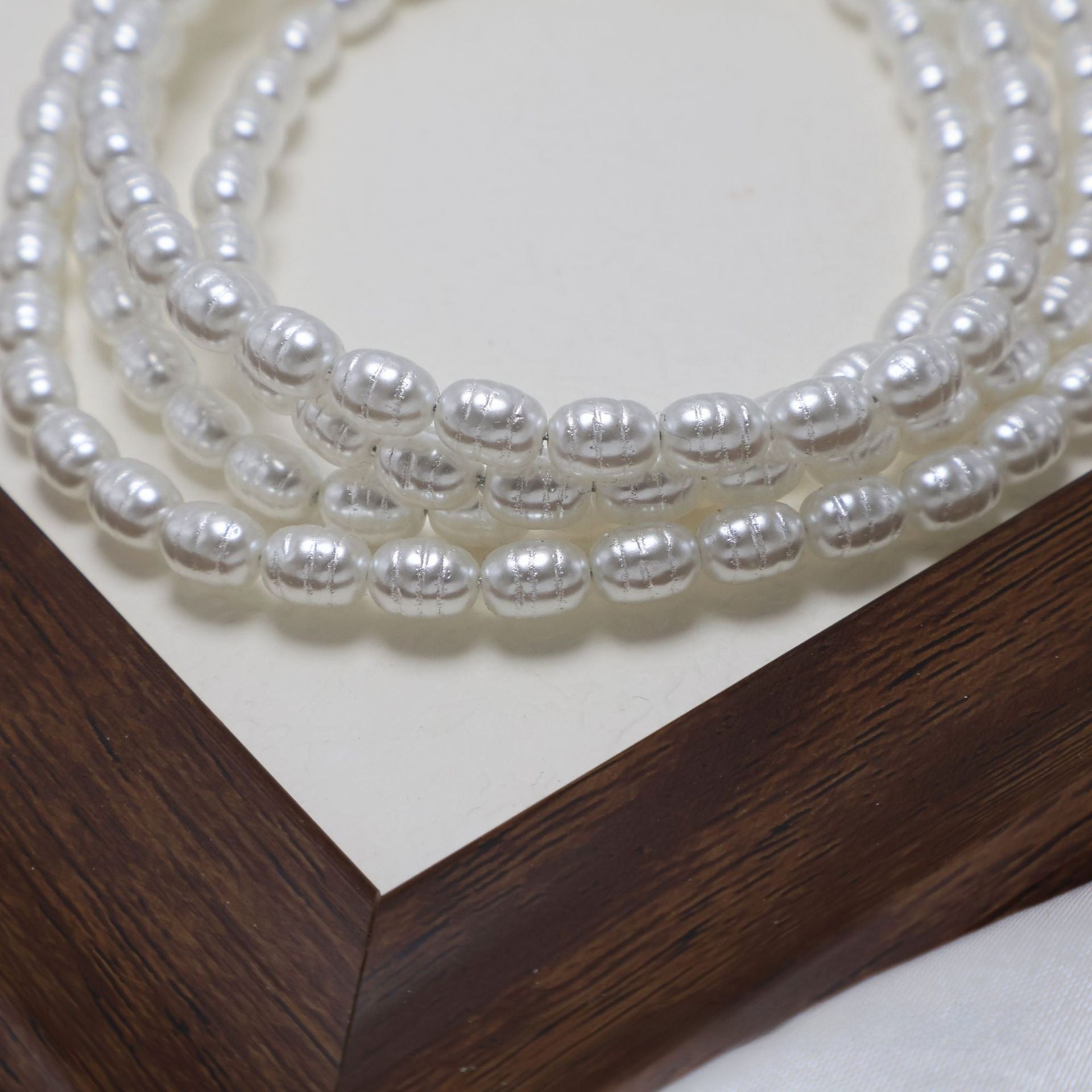 Baroque Style Glass Pearl Beads For Jewelry Making, Perfect For Stringing And Craft Projects