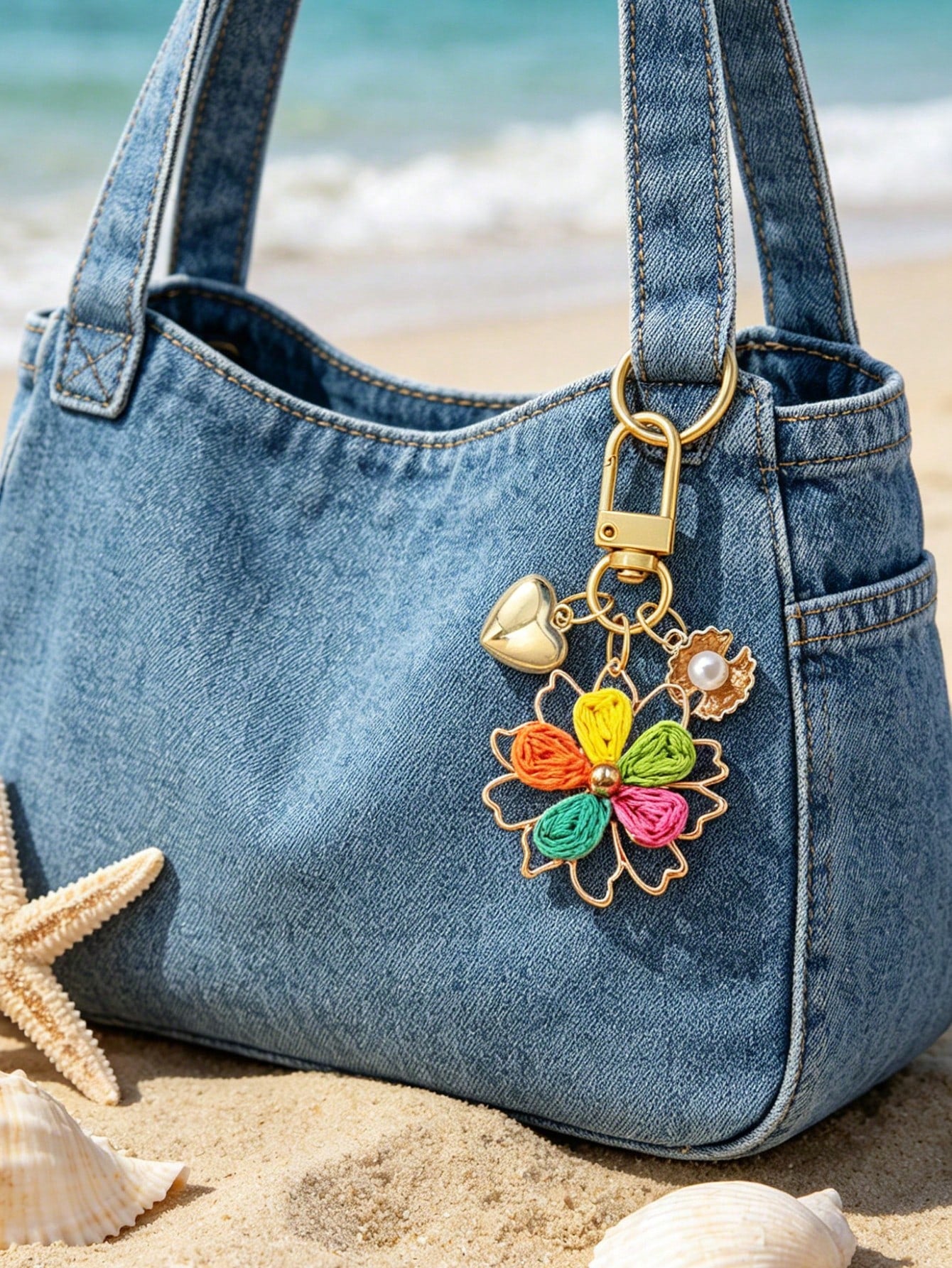 Bohemian Style Bag Charms Made Of Durable Alloy, Perfect As Unique Bag Pendants