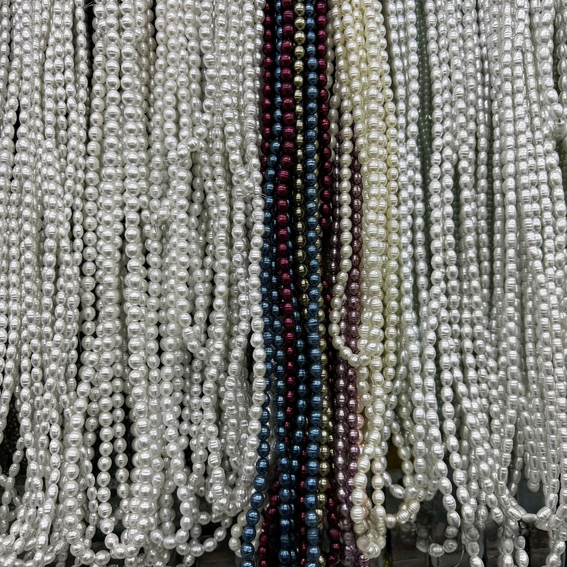Baroque Style Glass Pearl Beads For Jewelry Making, Perfect For Stringing And Craft Projects