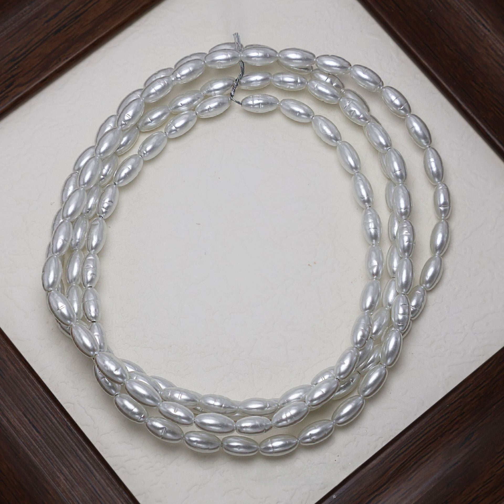 Baroque Style Glass Pearl Beads For Jewelry Making, Perfect For Stringing And Craft Projects