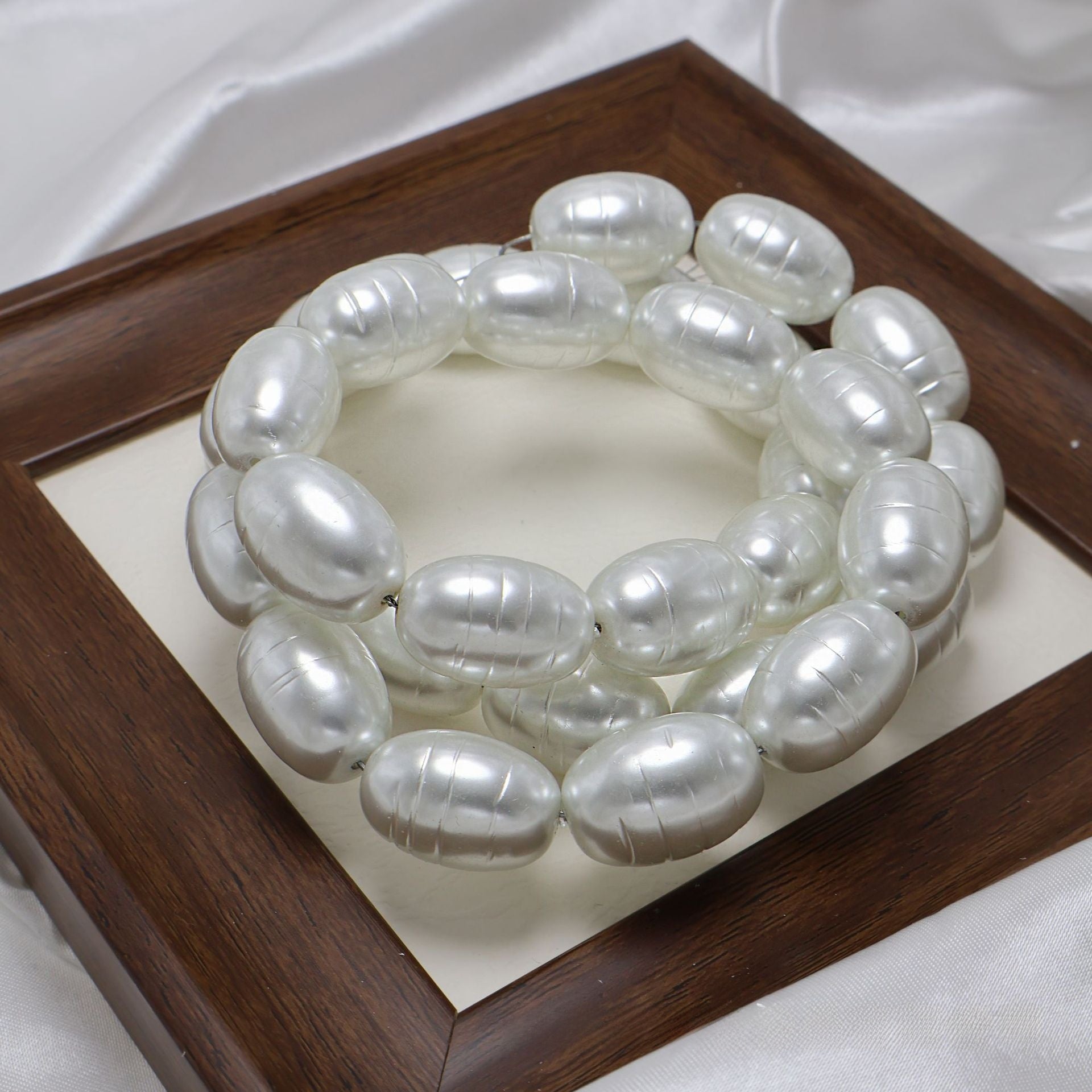 Baroque Style Glass Pearl Beads For Jewelry Making, Perfect For Stringing And Craft Projects