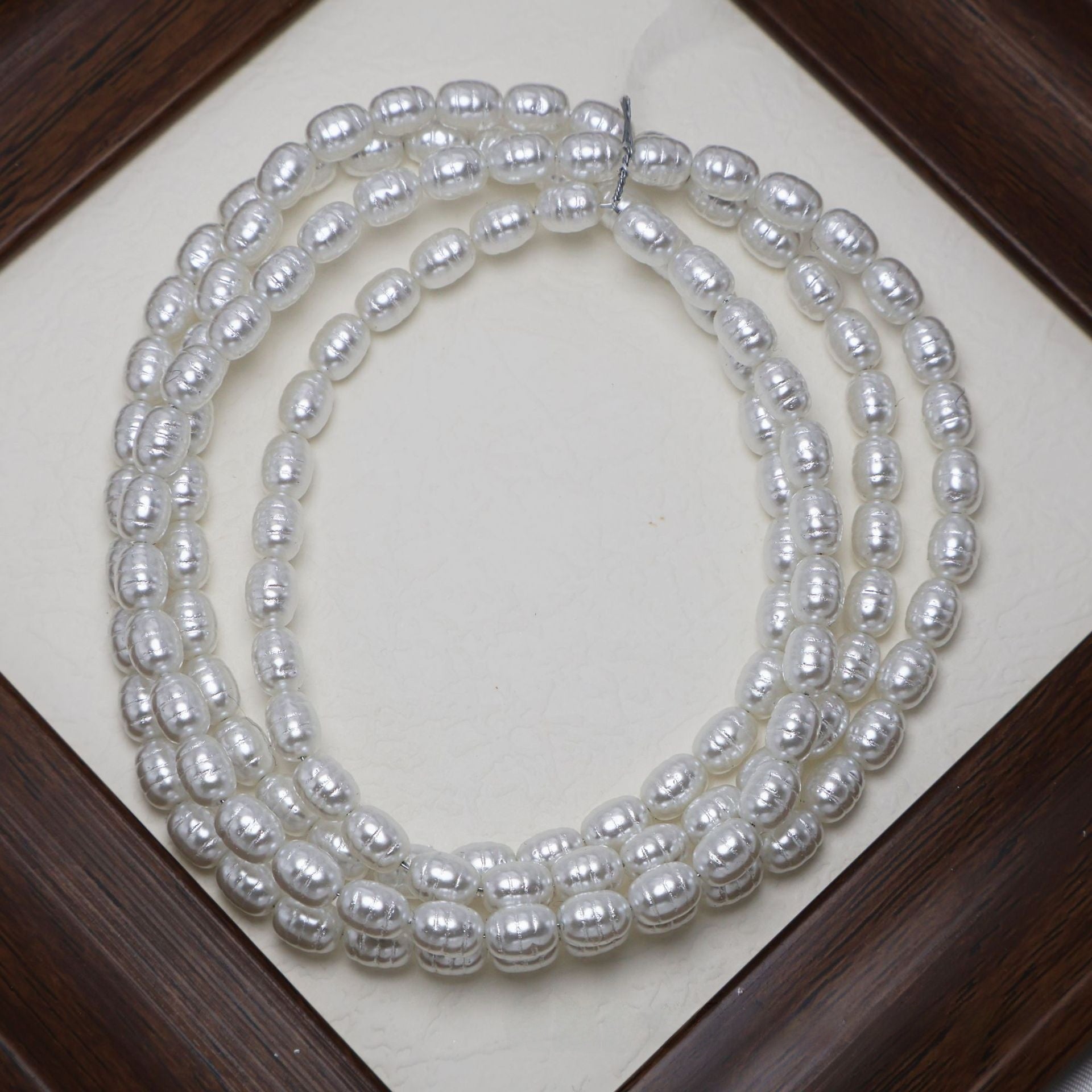 Baroque Style Glass Pearl Beads For Jewelry Making, Perfect For Stringing And Craft Projects