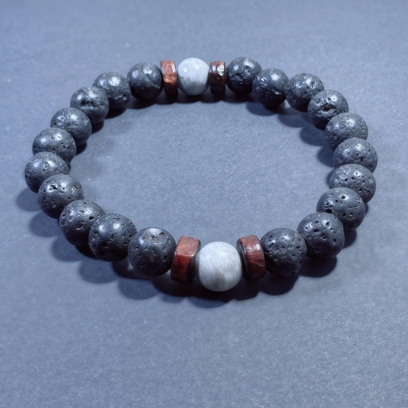 Men's Turquoise Beaded Cross Bracelet Featuring Unique Craftsmanship