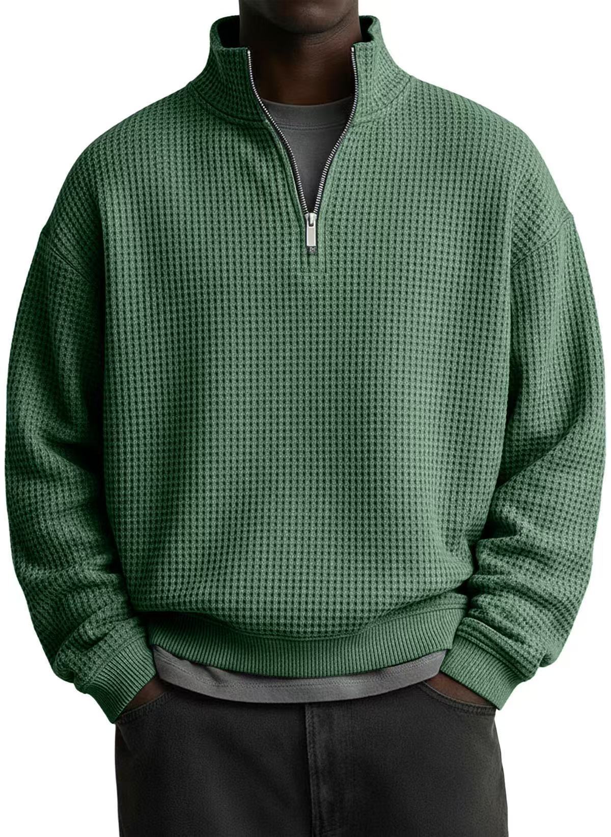 Men's Casual Solid Color Light Purple Long Sleeve Hoodie In Polyester Fabric