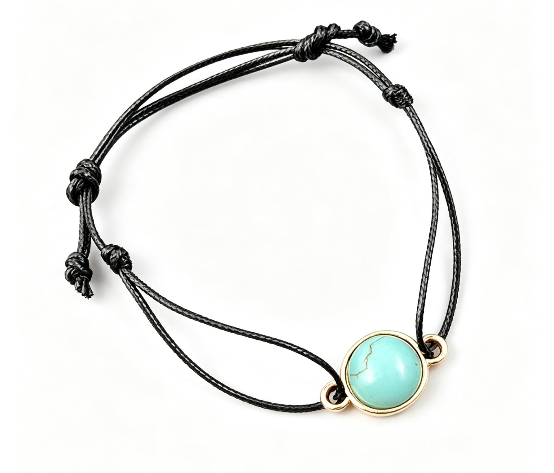 Ethnic Style White Alloy Bracelet With Turquoise Inlay, Braid Craft, Designed For Women