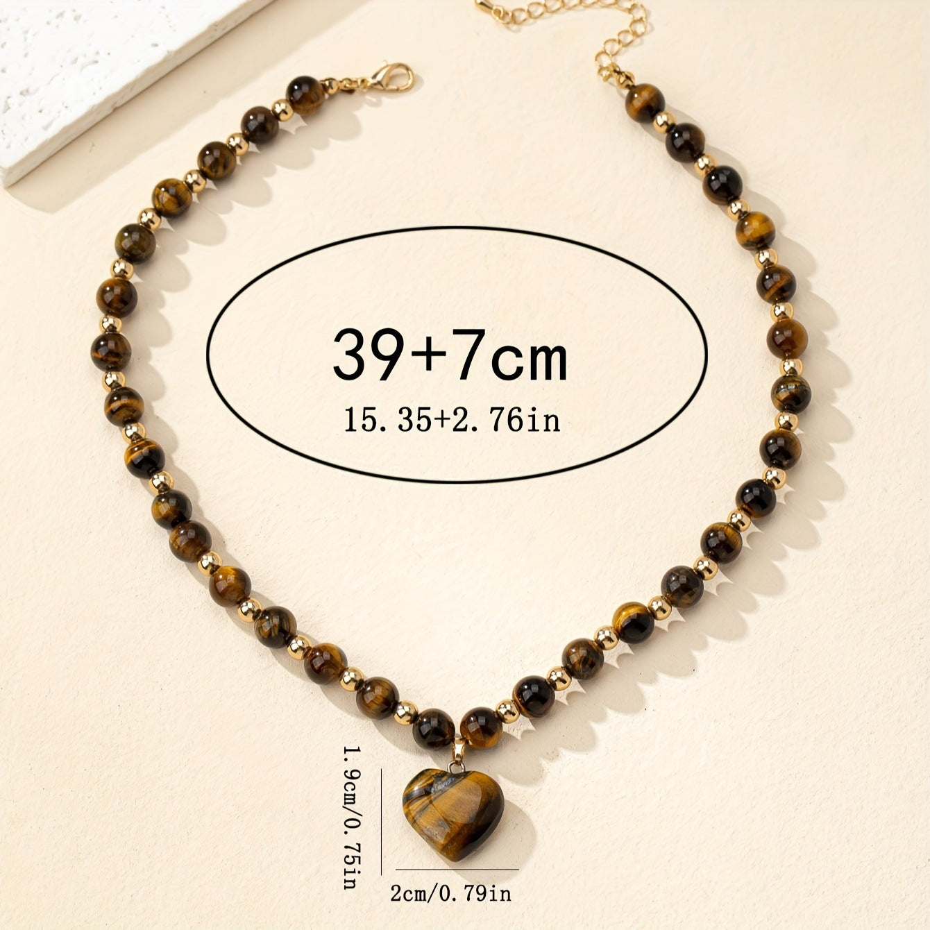 Bohemian Heart Shape Necklace For Women With Waterproof Non Tarnish Multicolor Acrylic Pendant And Cord In Chain