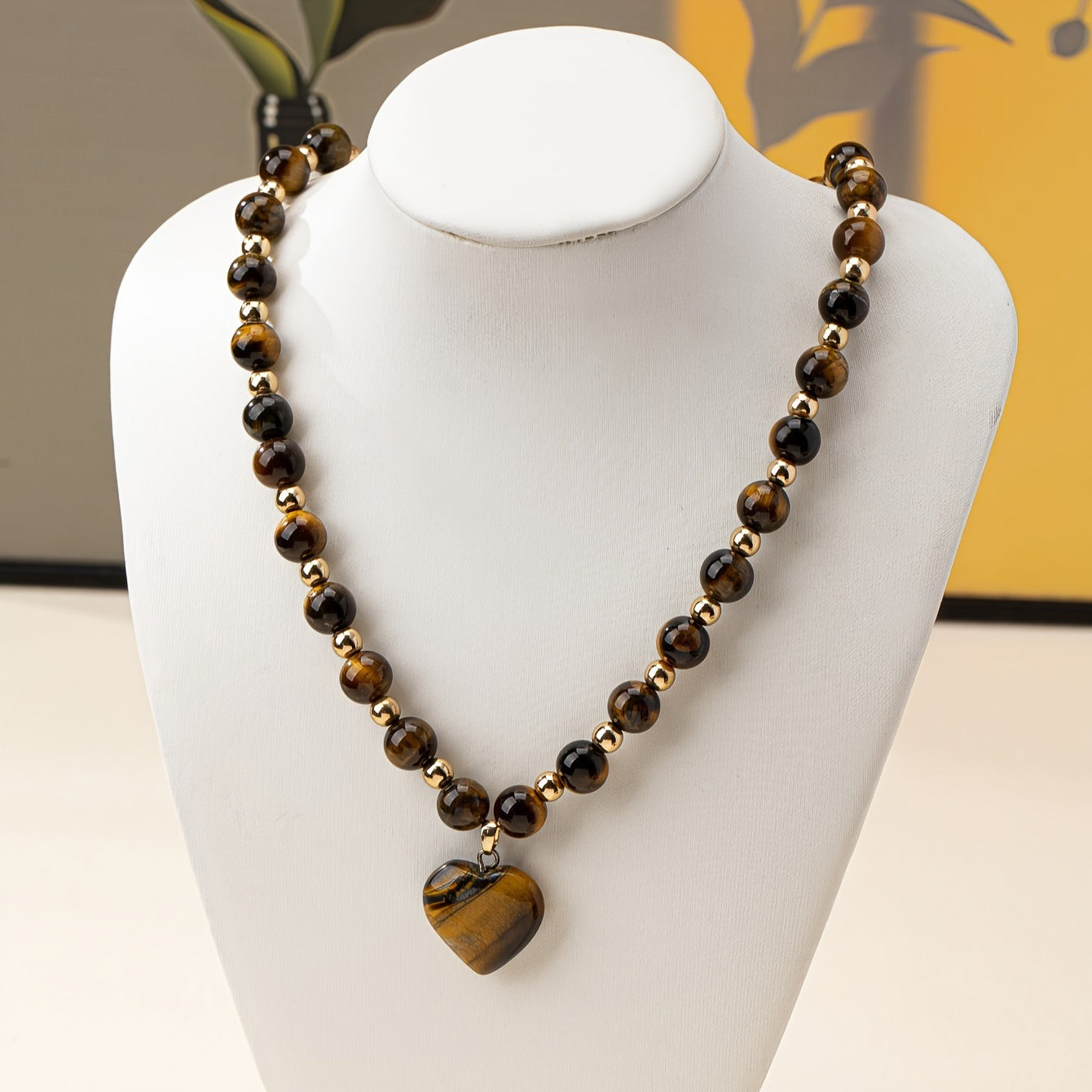 Bohemian Heart Shape Necklace For Women With Waterproof Non Tarnish Multicolor Acrylic Pendant And Cord In Chain