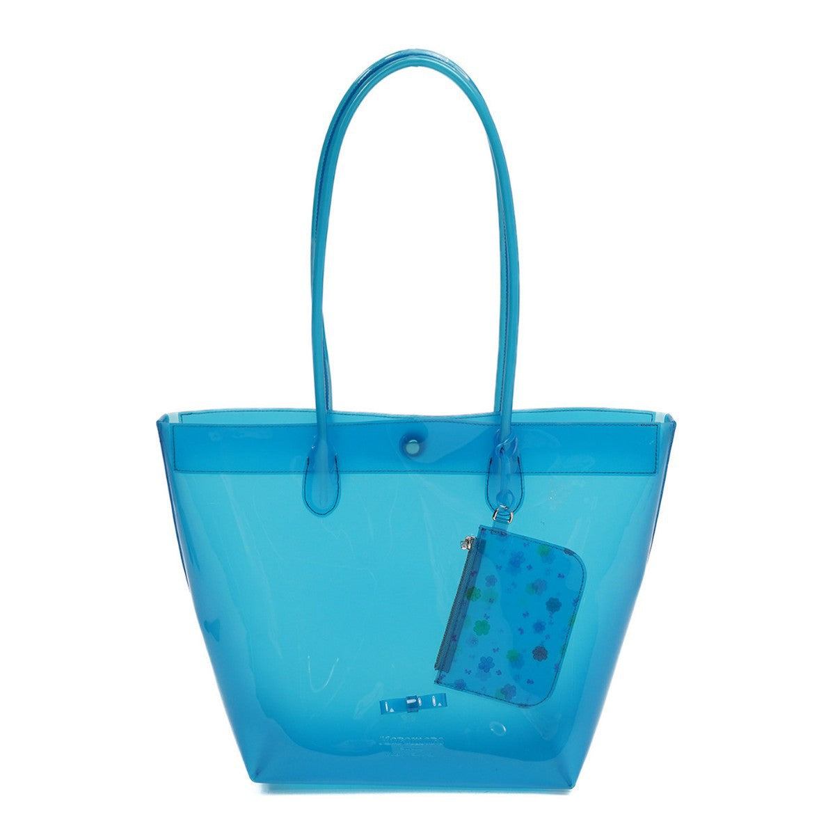 Multicolor Square Jelly Bag Made Of Polyester Featuring Sewing Thread With Sling Strap, Perfect For Spring Use