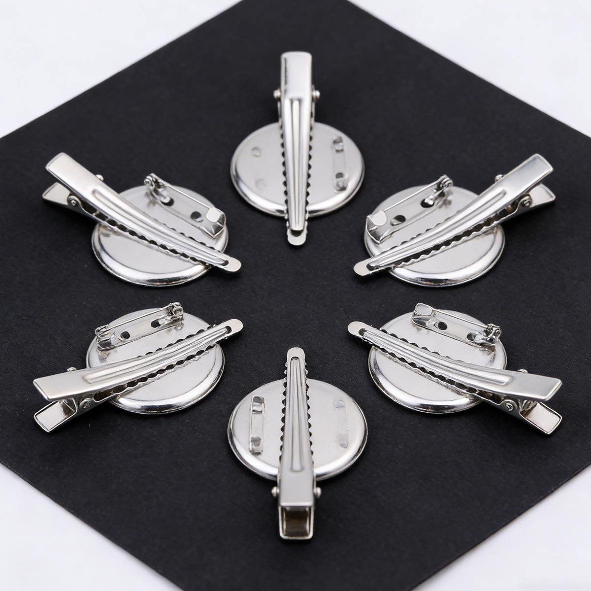 10 PCS Irregular Alloy Jewelry Buckles For Jewelry Making, Featuring Unique Craftsmanship