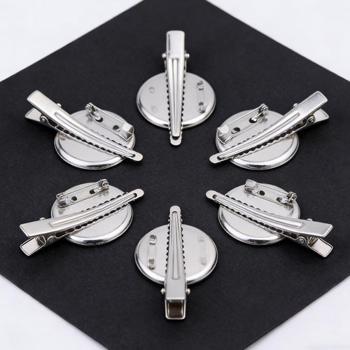 10 PCS Irregular Alloy Jewelry Buckles For Jewelry Making, Featuring Unique Craftsmanship