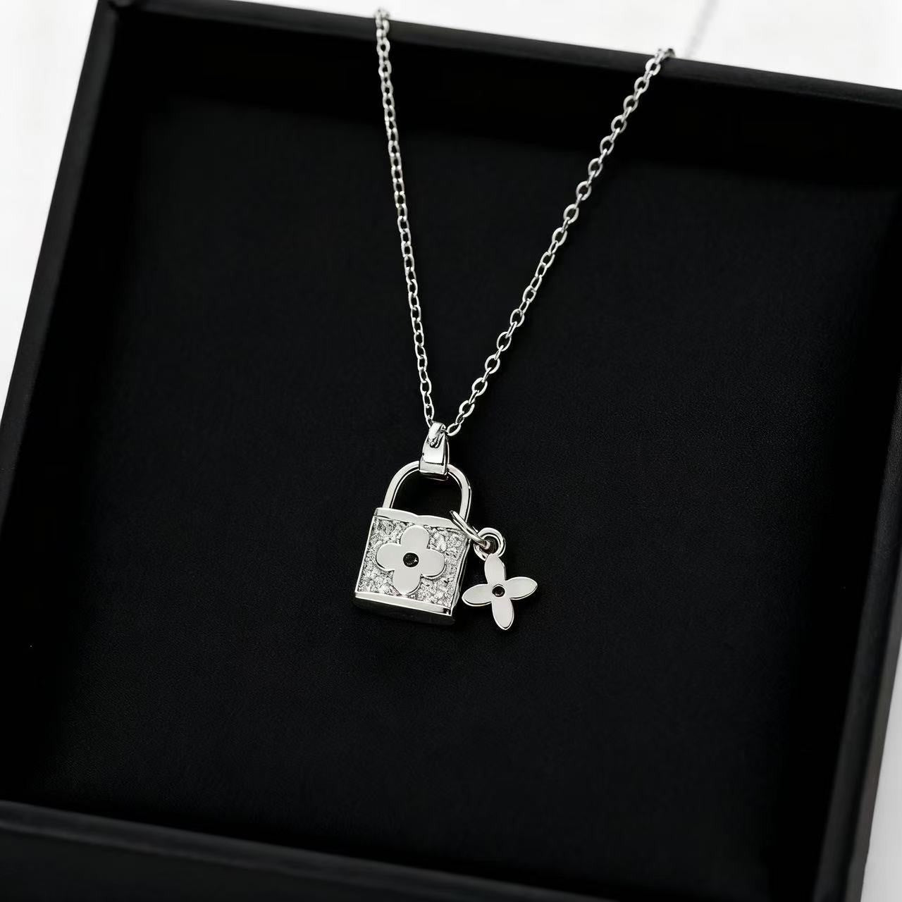 Heart Shape Necklace For Women In Titanium Steel With Zircon Inlay, Featuring PVD Coated 18K Real Gold Plated Copper Pendant