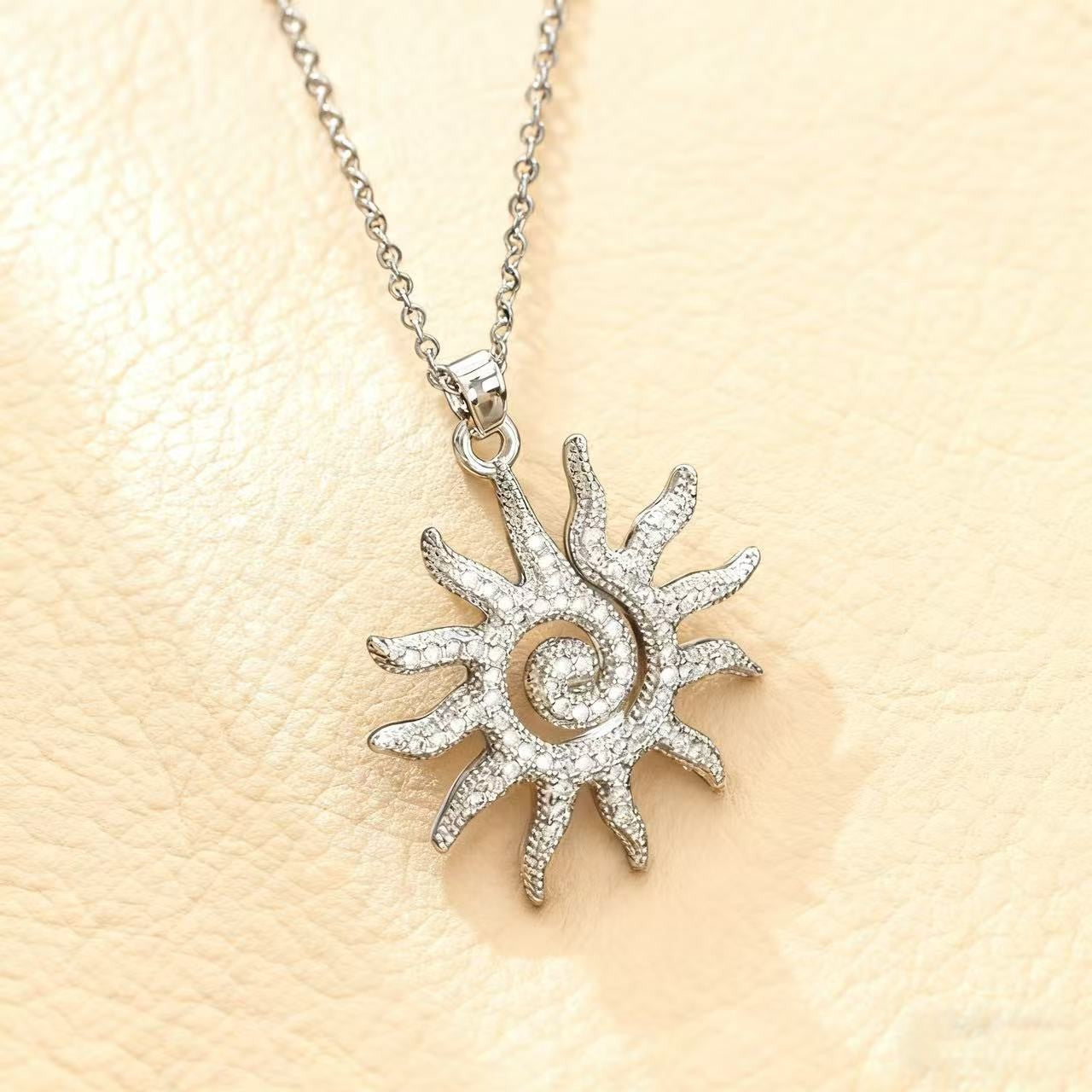 Heart Shape Necklace For Women In Titanium Steel With Zircon Inlay, Featuring PVD Coated 18K Real Gold Plated Copper Pendant