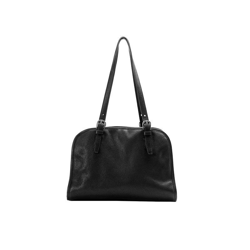 Genuine Leather Square Tote Bag For Women Featuring Printing Design With Top Handle, Perfect For Spring