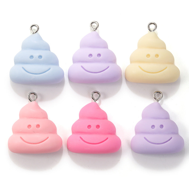 Handmade Resin Pendant With Electroplated Finish In Natural Pink, Jewelry Accessories