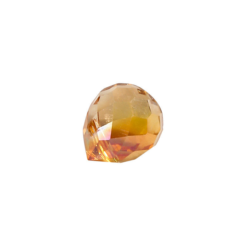 Handmade Water Droplets Crystal Beads For Jewelry Making, Diameter 9mm, 5 PCS Per Package