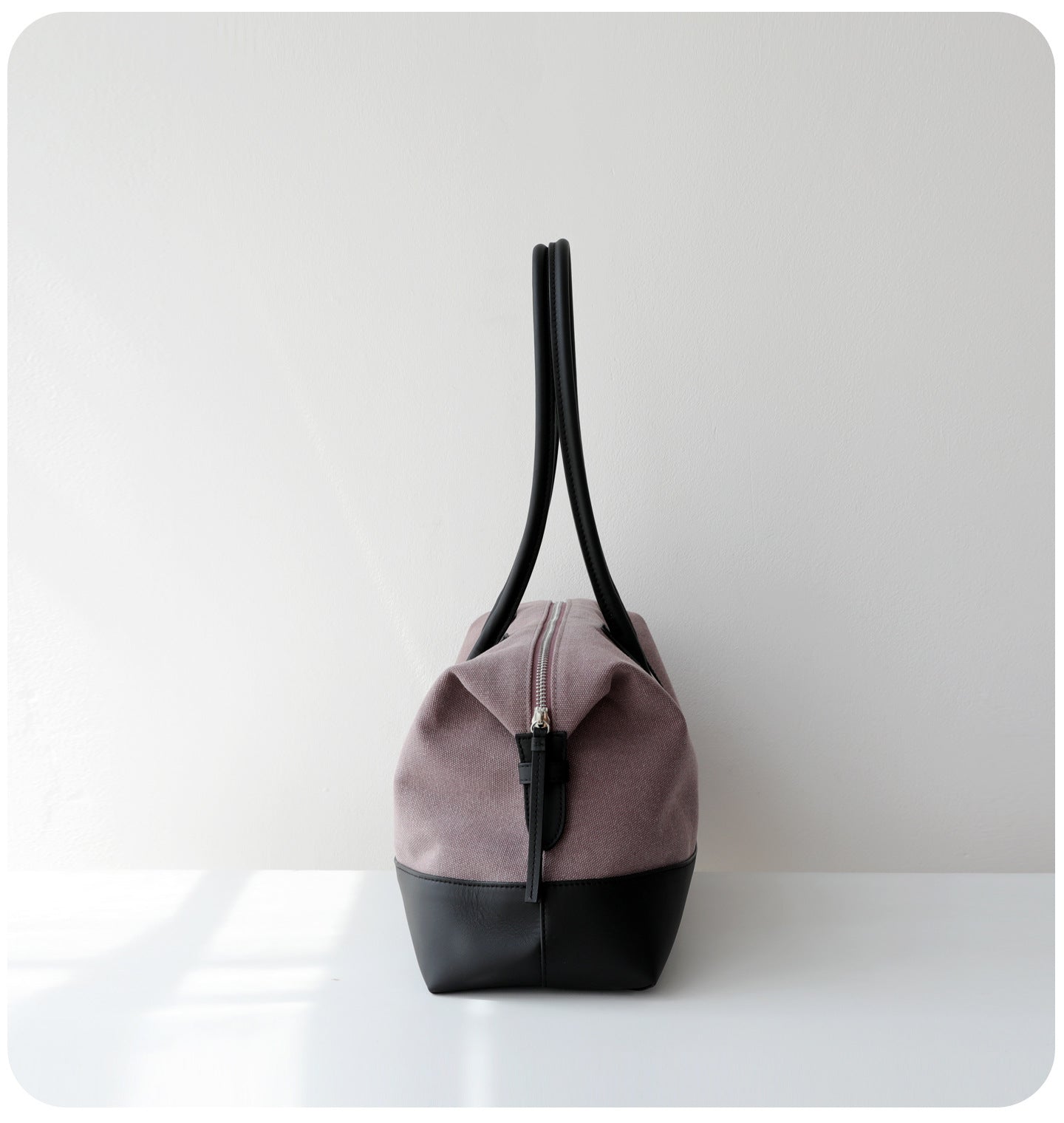 Color Block Cylindrical Canvas Tote Bag For Women With Single Shoulder Strap And Large Capacity