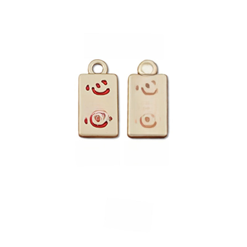 Alloy Pendant With Enamel Craftsmanship Featuring Chinoiserie Style Jewelry Accessories