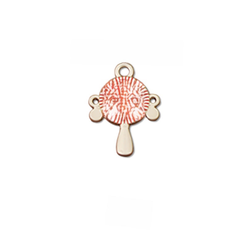 Alloy Pendant With Enamel Craftsmanship Featuring Chinoiserie Style Jewelry Accessories