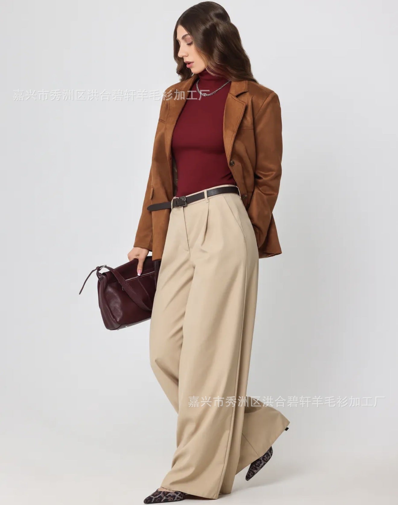 New Style Fresh Candy Color Half High Collar Knitted Base Shirt Women's Autumn Winter New Fashion Slim Fit Knit Top