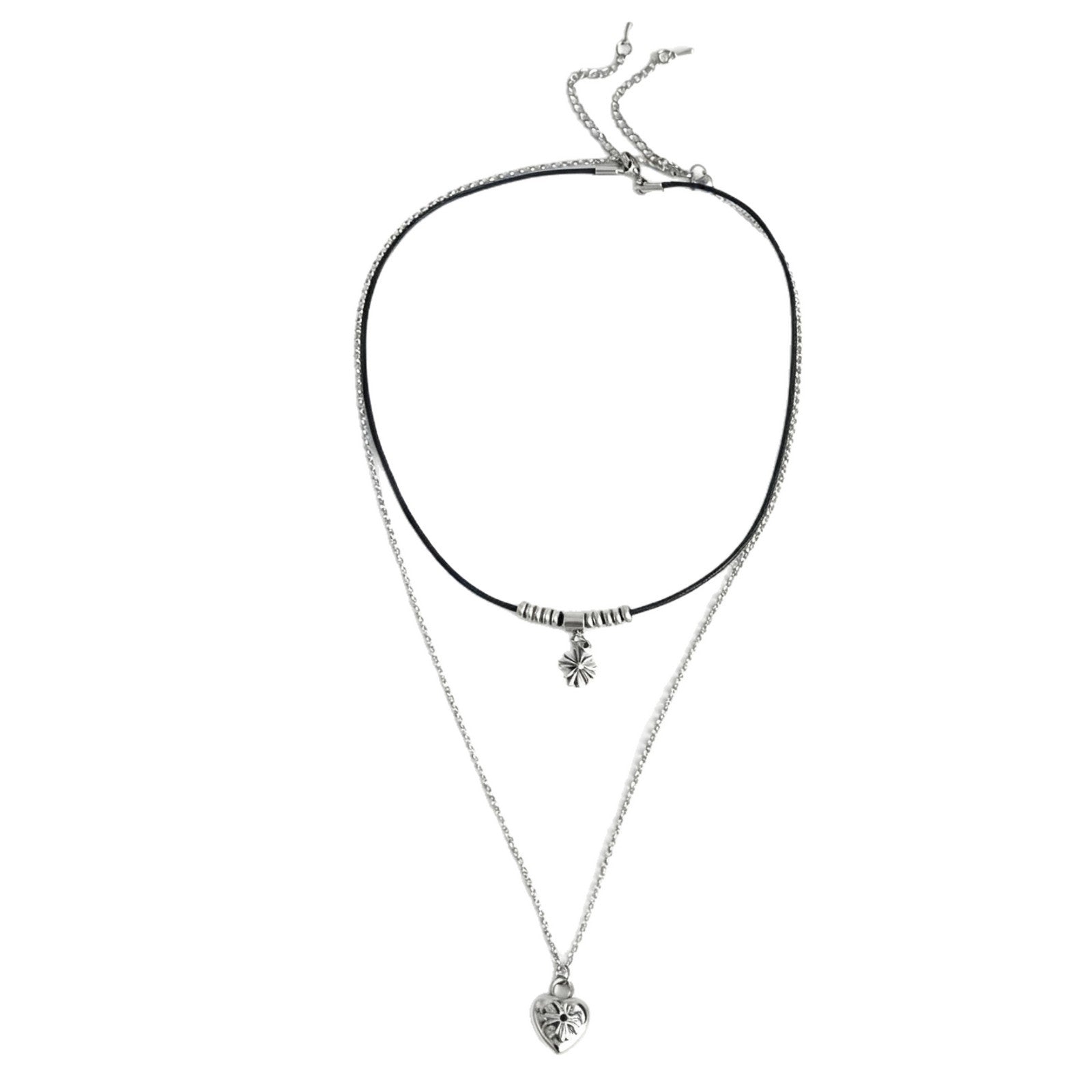 New Style Heart Shape Necklace For Women Featuring Alloy Pendant, Perfect For Daily Wear