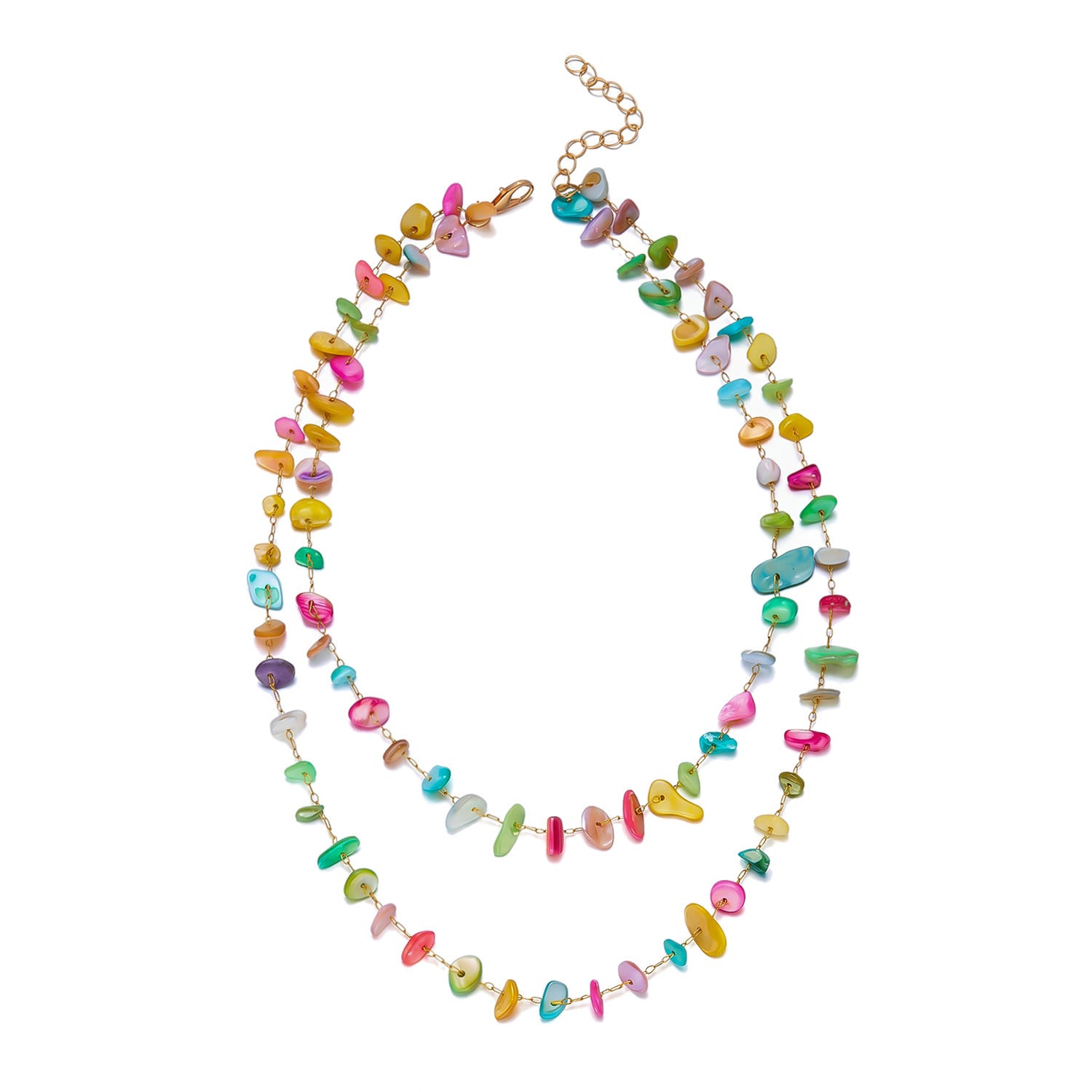 Marine Style Shell Pendant Necklace For Women Featuring Electroplated Craftsmanship With Shell Pendant Material