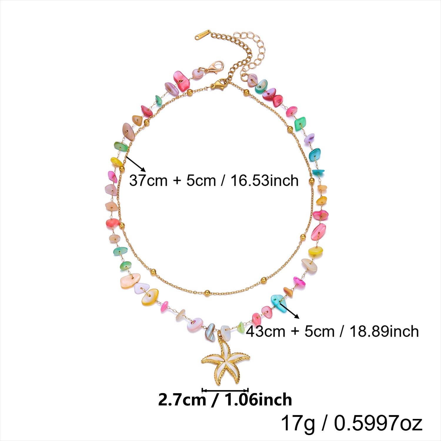 Marine Style Shell Pendant Necklace For Women Featuring Electroplated Craftsmanship With Shell Pendant Material