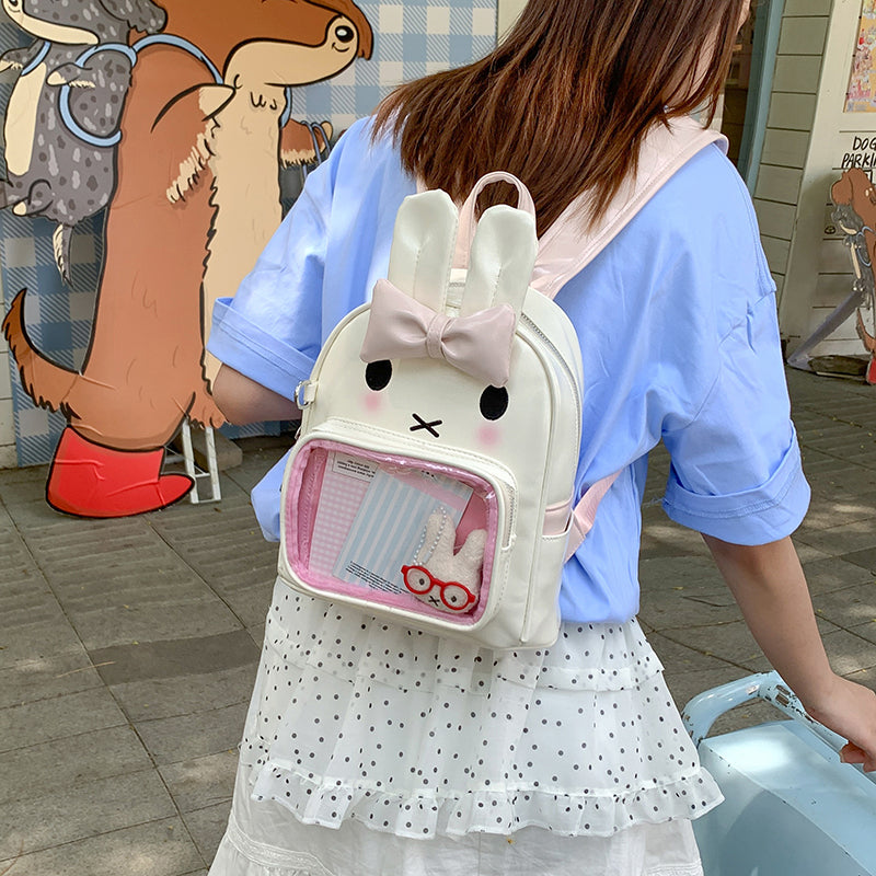 Children's Unisex Animal PU School Backpack For All Seasons, Trendy Kids' Double Shoulder Bag