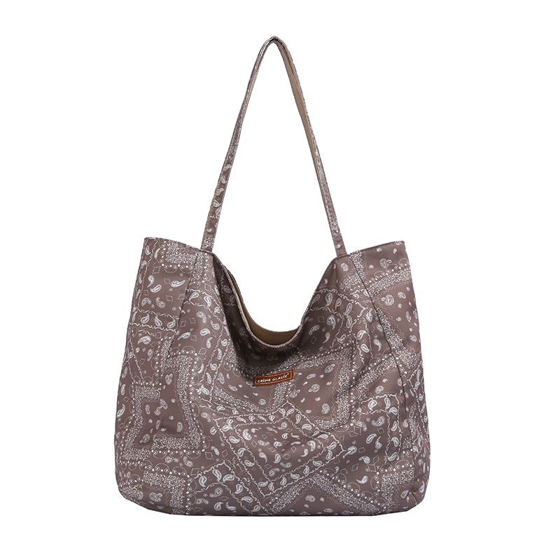 Ditsy Floral Square Canvas Shoulder Bag For Women With Flower Design, Perfect For  Spring And Summer