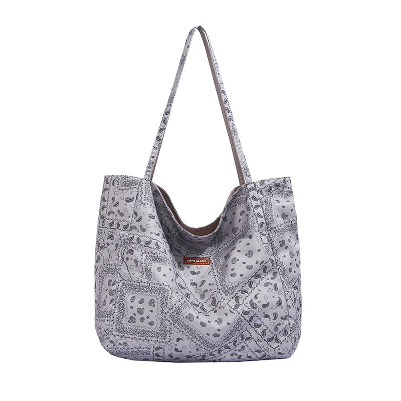 Ditsy Floral Square Canvas Shoulder Bag For Women With Flower Design, Perfect For  Spring And Summer