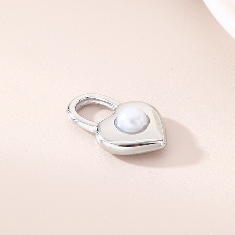 Heart Shape Pendant In 304 Stainless Steel With 18K Real Gold Plated 0.03µm Thick PVD Coated Electroplated Finish, 1 Piece