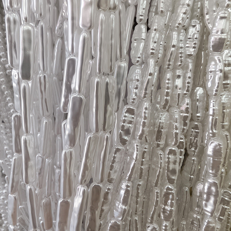 Irregular Plastic Beads For Jewelry Making With Stoving Varnish, Baroque Style Loose Beads