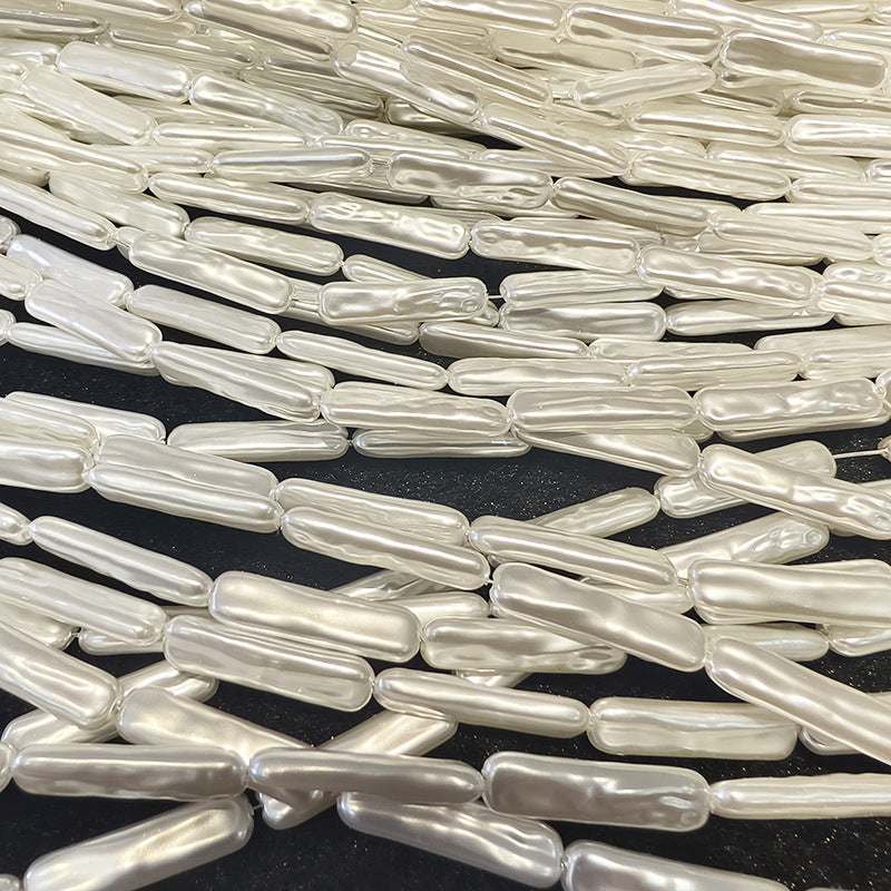 Irregular Plastic Beads For Jewelry Making With Stoving Varnish, Baroque Style Loose Beads