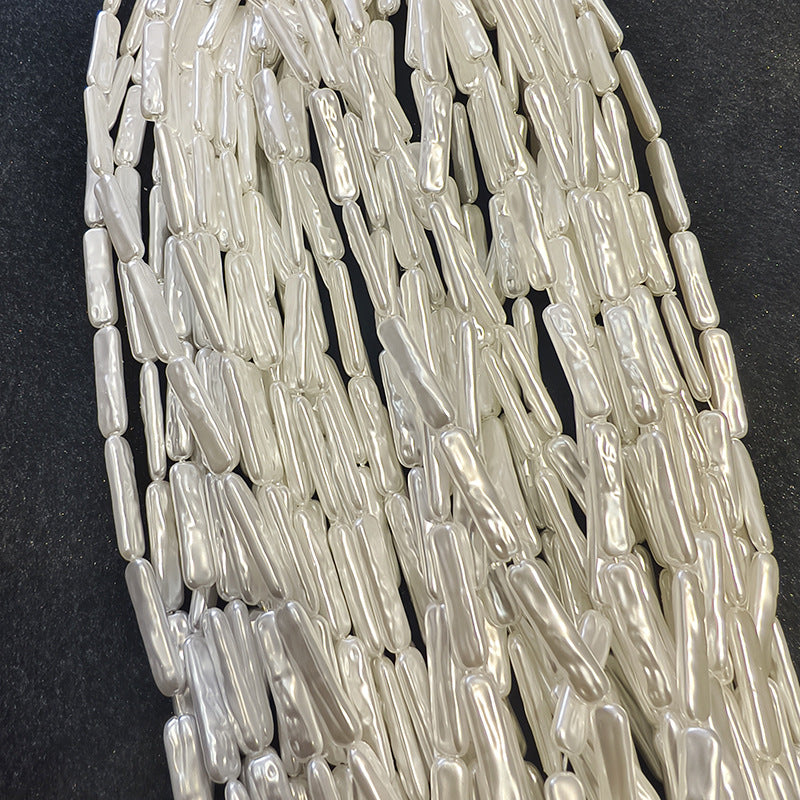 Irregular Plastic Beads For Jewelry Making With Stoving Varnish, Baroque Style Loose Beads