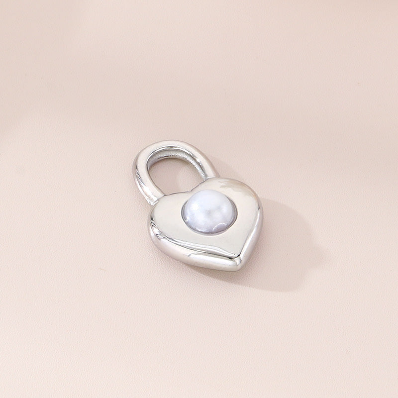 Heart Shape Pendant In 304 Stainless Steel With 18K Real Gold Plated 0.03µm Thick PVD Coated Electroplated Finish, 1 Piece