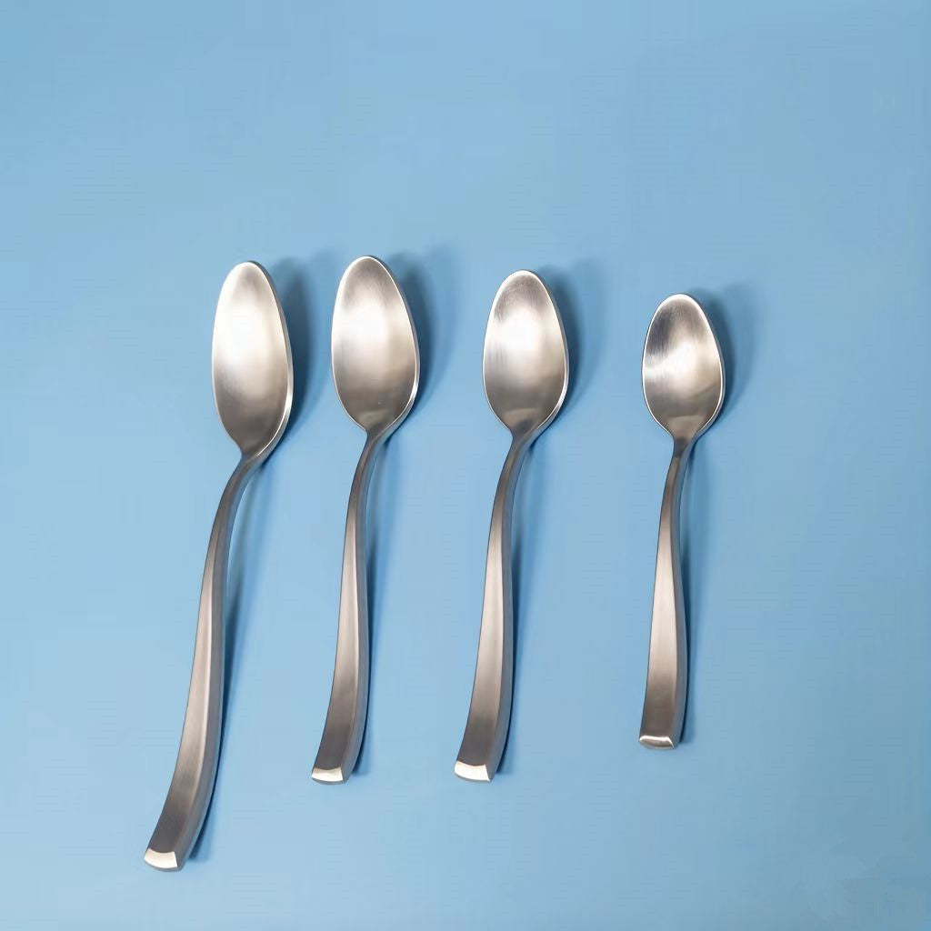 Cute Solid Color Tableware Set For Birthday Celebrations, Including Western Style Knife, Fork, And Spoon