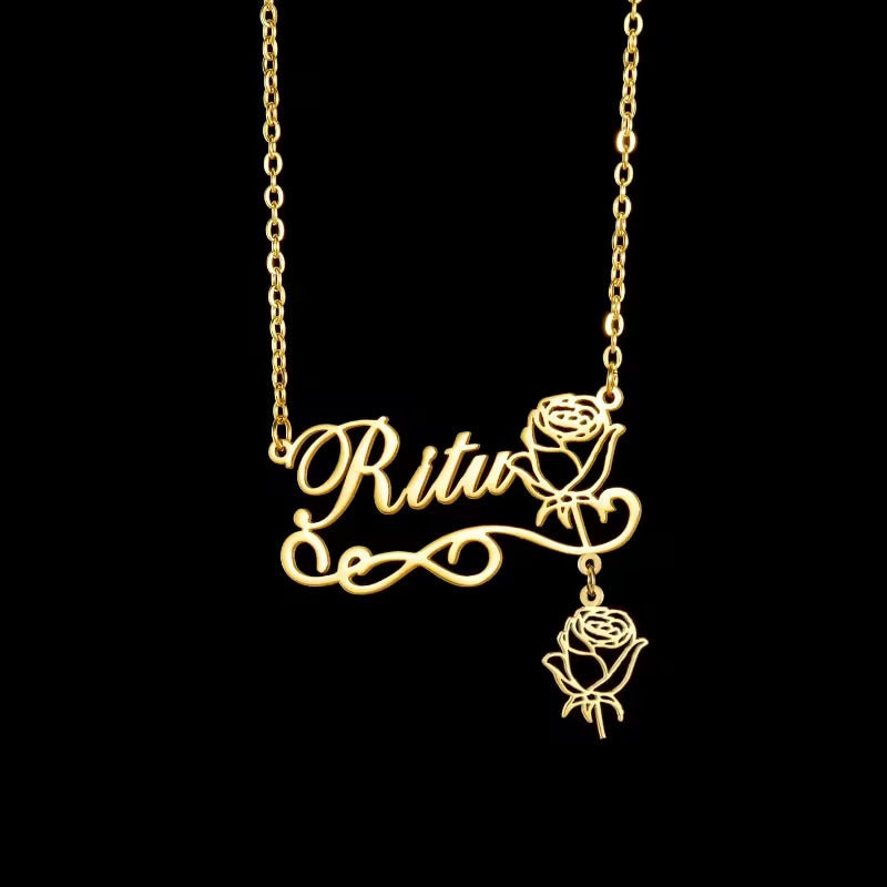 Heart Shape Pendant Necklace In Real Gold Plated 304 Stainless Steel With Unisex Cable Chain