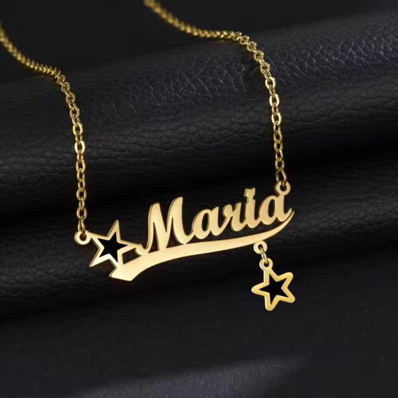 Heart Shape Pendant Necklace In Real Gold Plated 304 Stainless Steel With Unisex Cable Chain