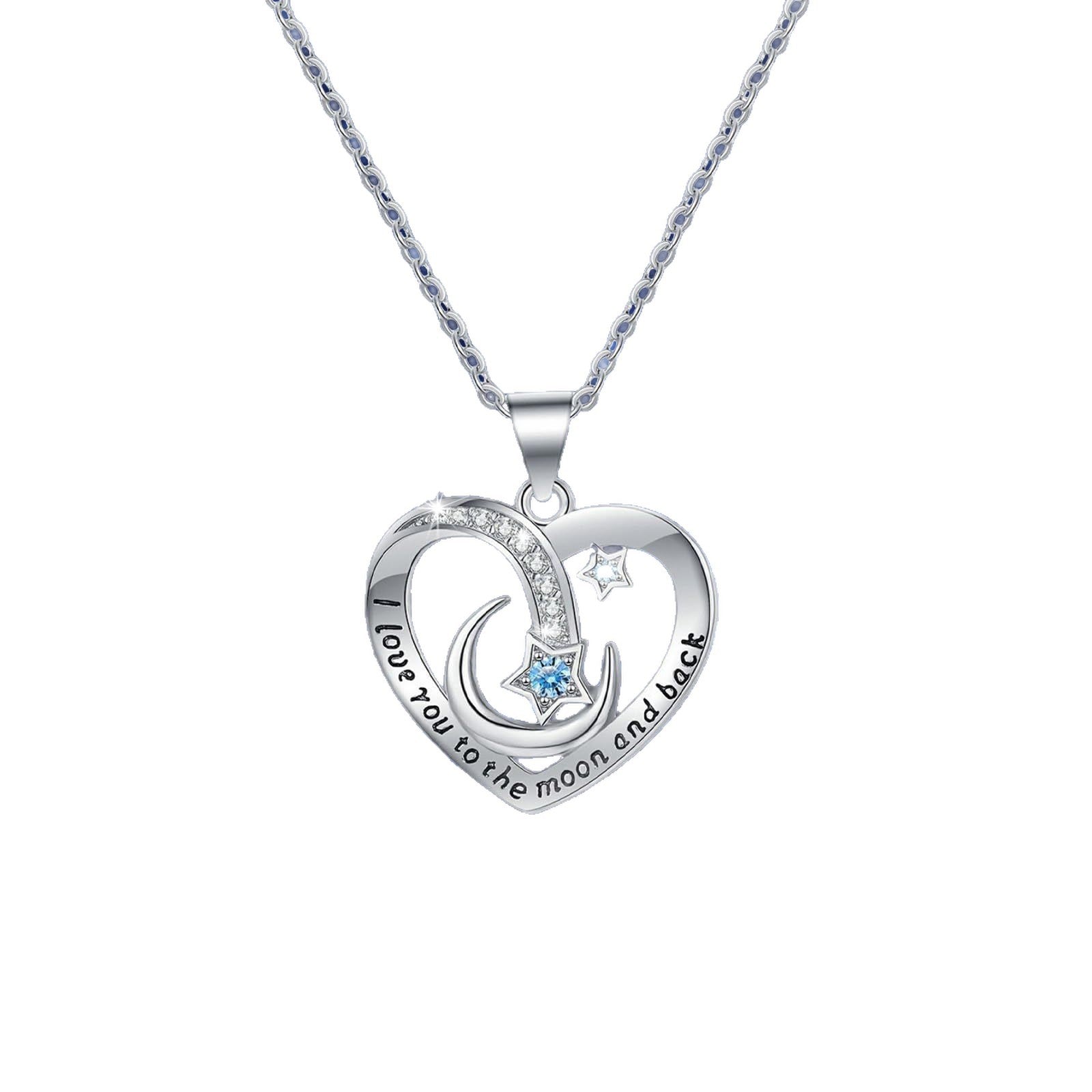 Heart Shape Necklace For Women In 304 Stainless Steel With Rhinestones, Electroplated Finish, Perfect For Casual Wear