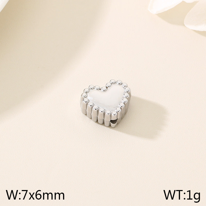 Heart Shape Pendant In 304 Stainless Steel With 18K Real Gold Plated 0.03µm PVD Coated Electroplated Finish, 1 Piece