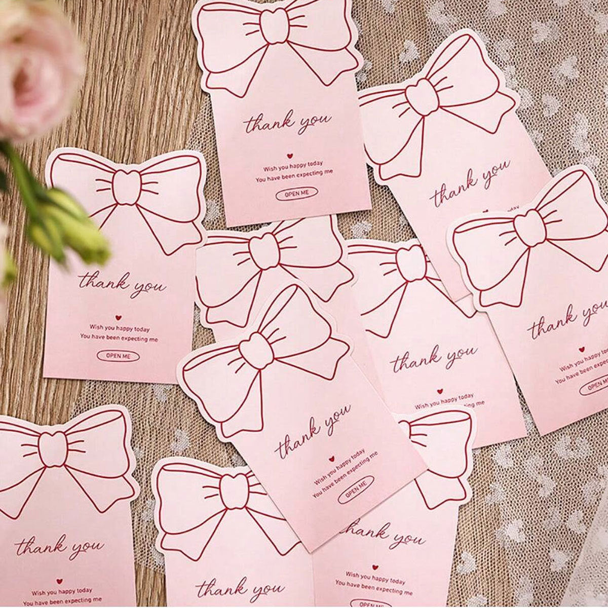 Bow Tie PVC Self-Adhesive Stickers, Stylish And Durable Decorative Stationery